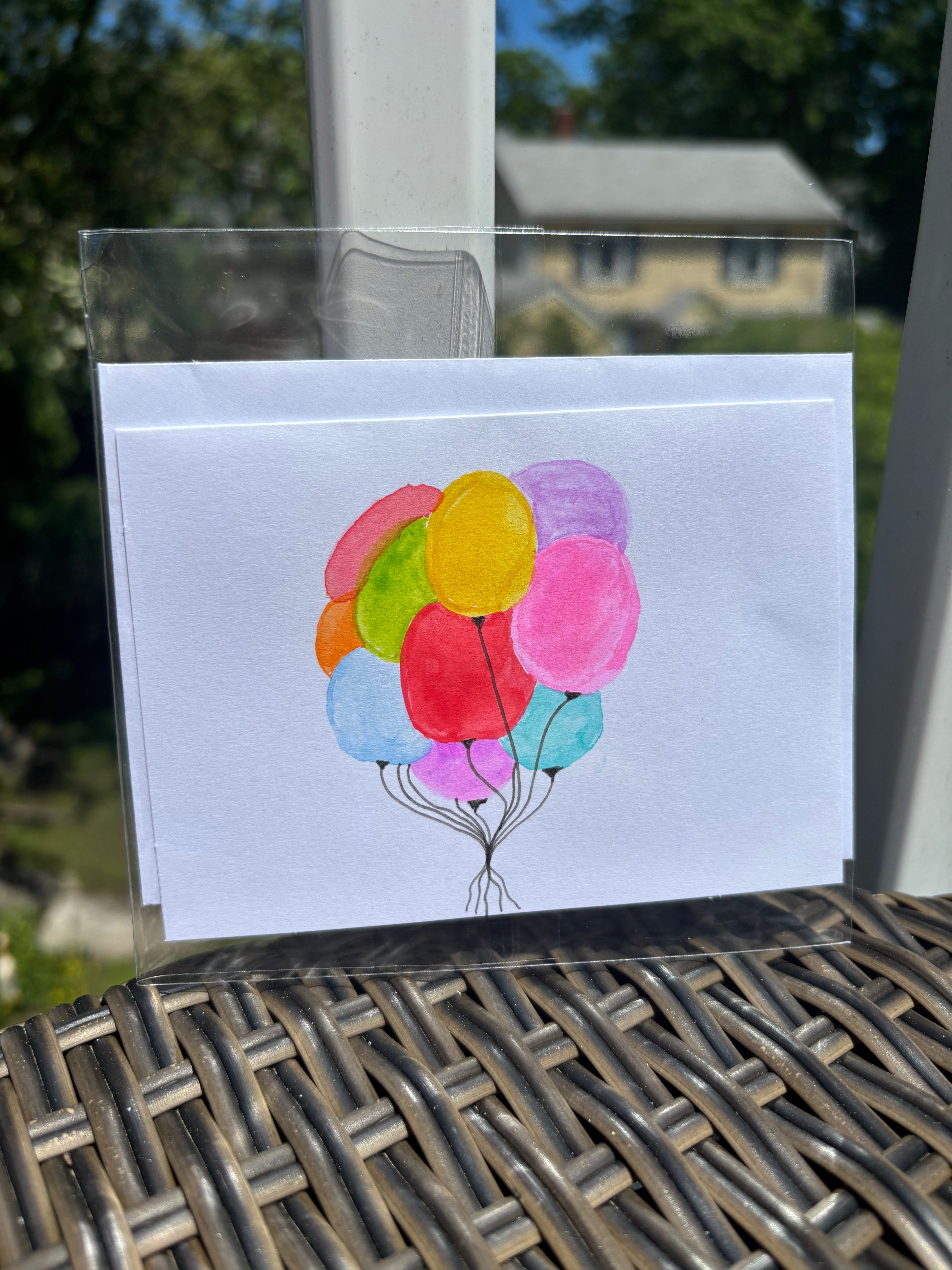 Balloons- Greeting Card