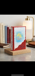 Repurposed Hand-Painted Hardcover Book (Swan Song by Elin Hilderbrand)